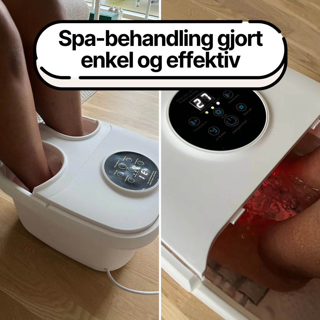 Bubble Spa - Elektrisk Fodmassageapparat med Boblebad - Image 6