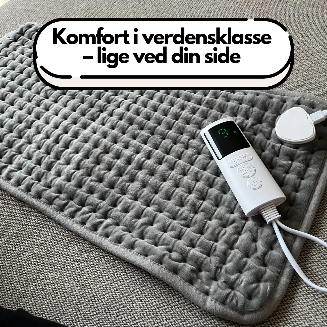 SootheMaster™ Stort Elektrisk Varmetæppe til Ryg-, Nakke- og Skuldersmerter (30x60cm) - Image 5