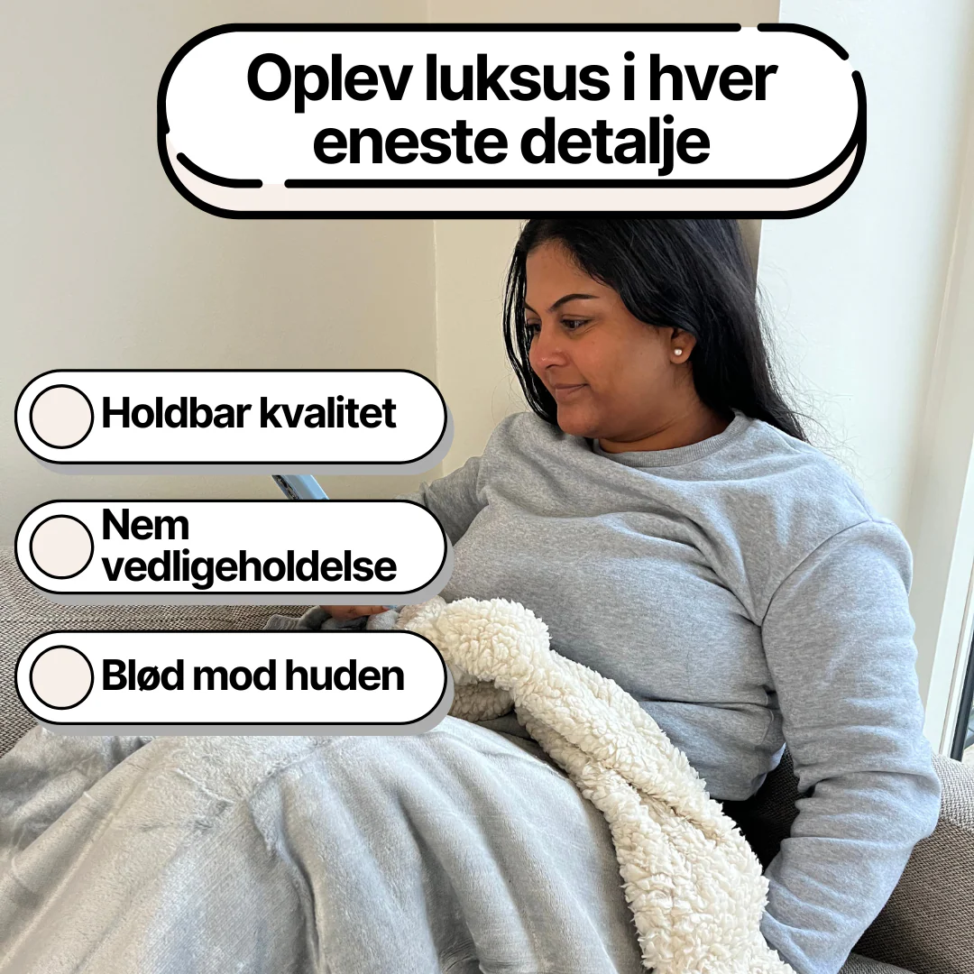 CloudCozy - Ultra Blød Sherpa Tæppe - Image 4