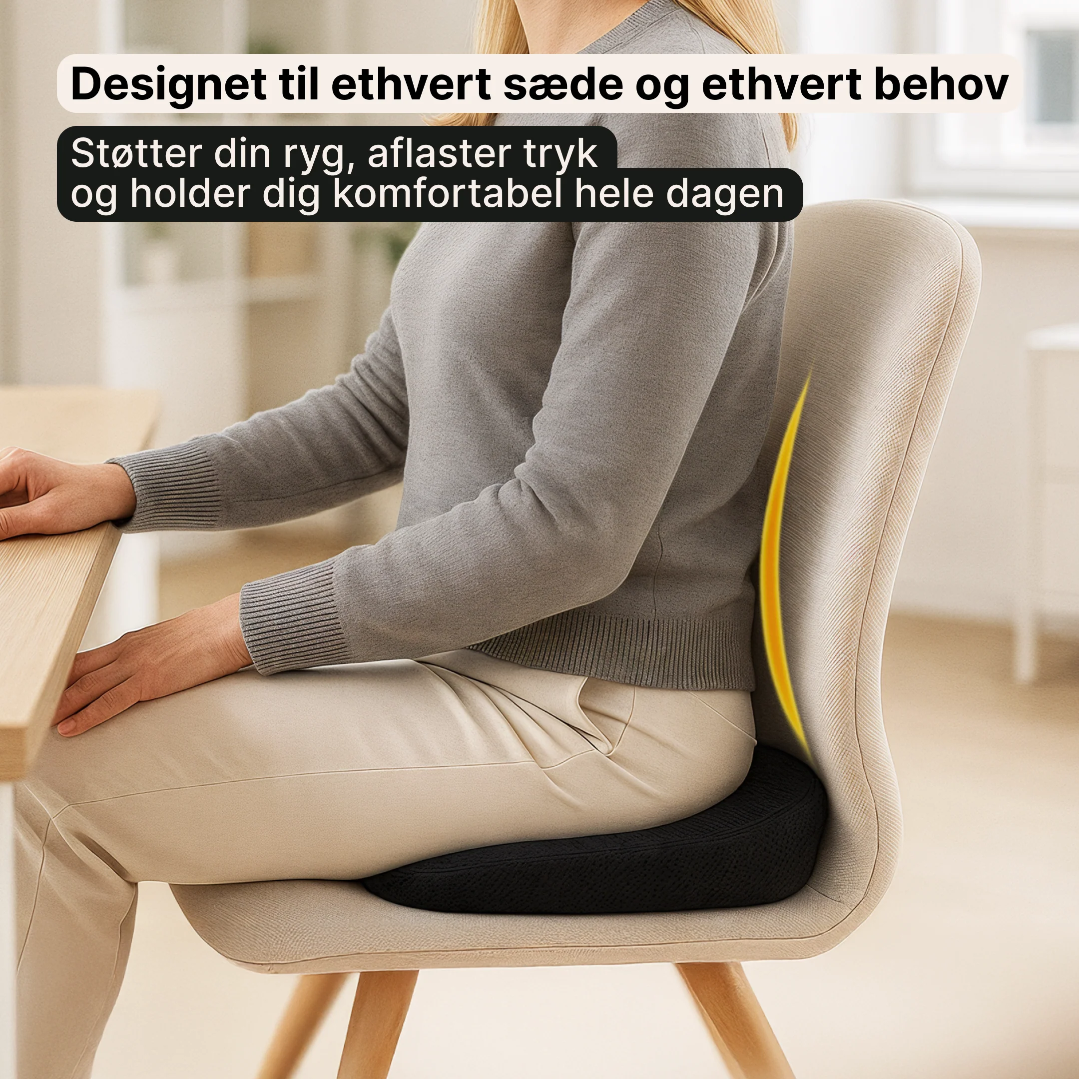 Memory foam sædehynde til bil - Image 6