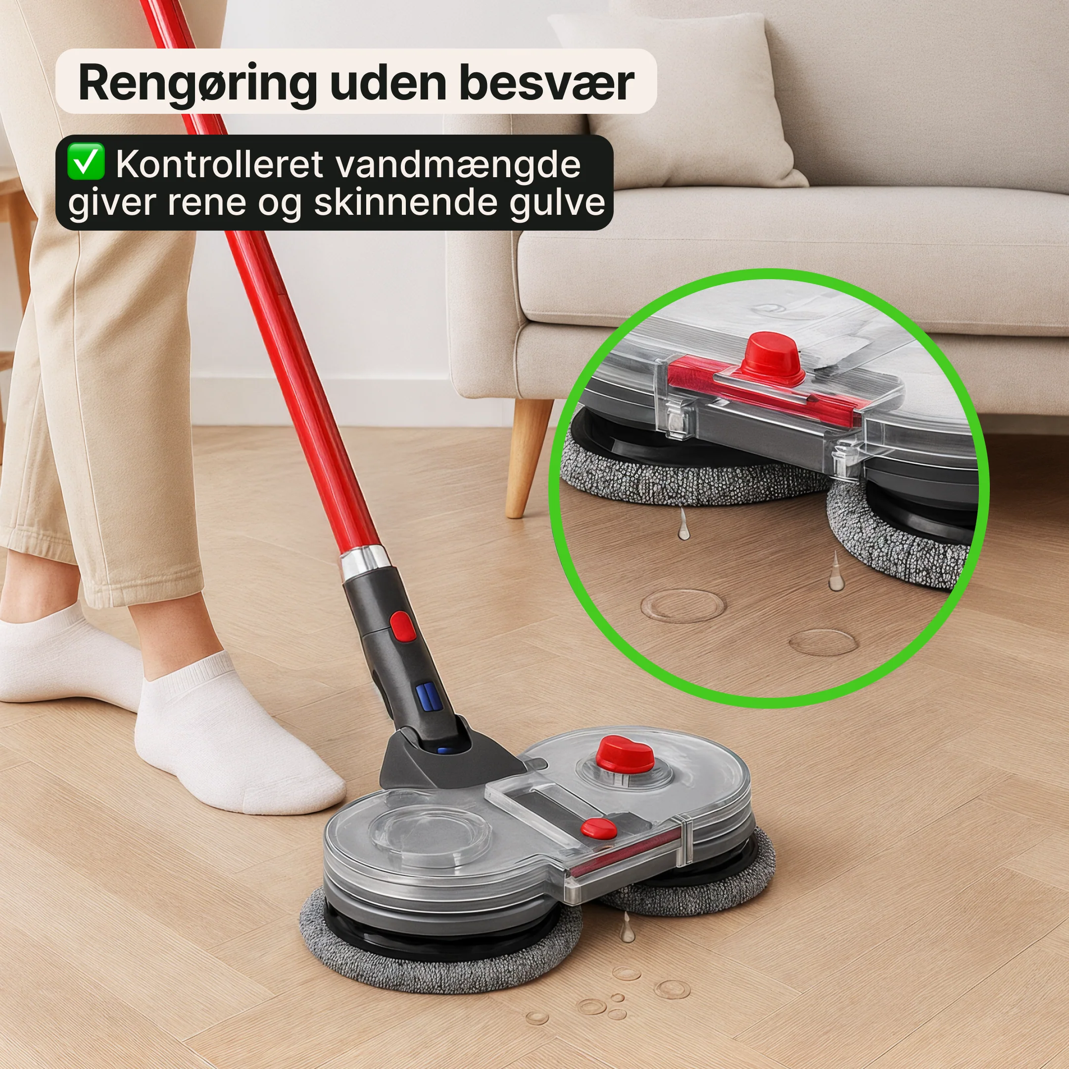 Moppehoved til Dyson – Støvsugning og gulvvask i ét - Image 4