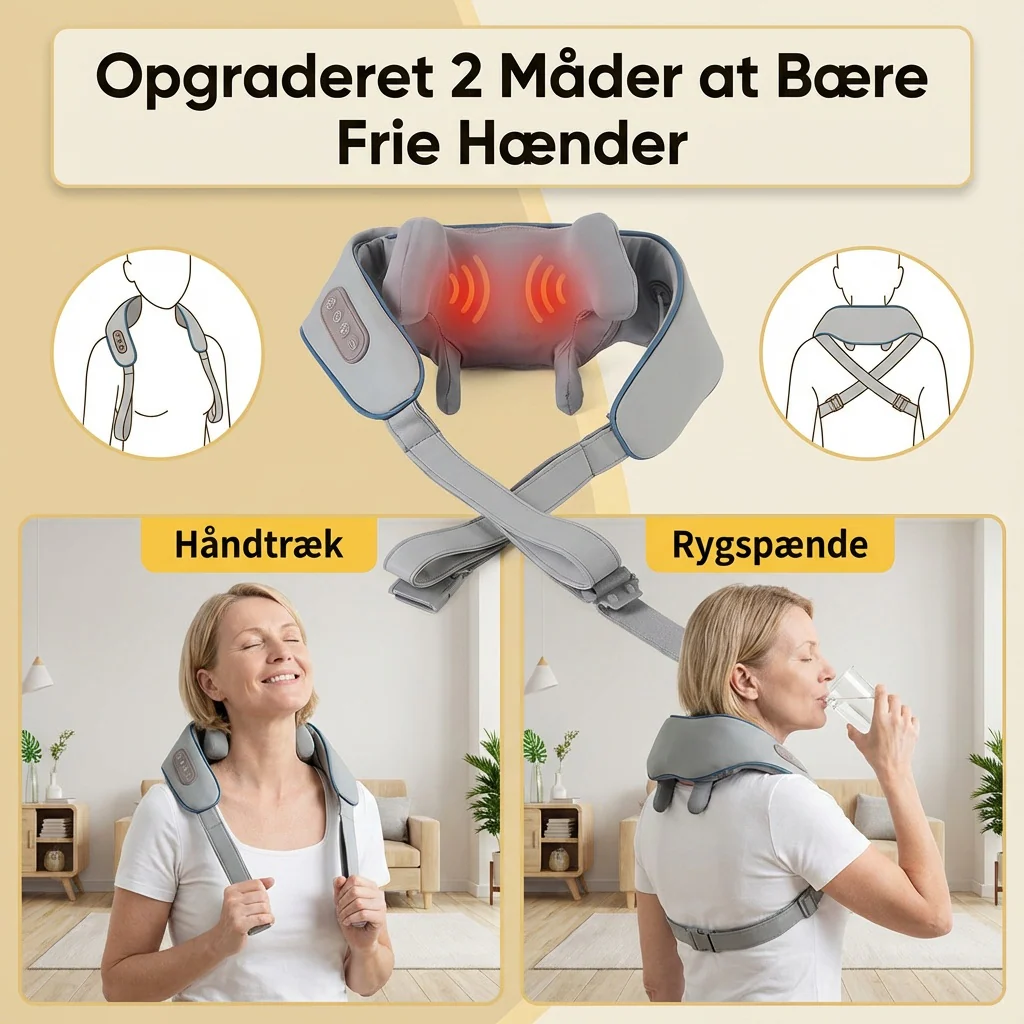 TrapeziusRelief - Trådløs Nakke- og Skuldermassage med Varme - Image 7